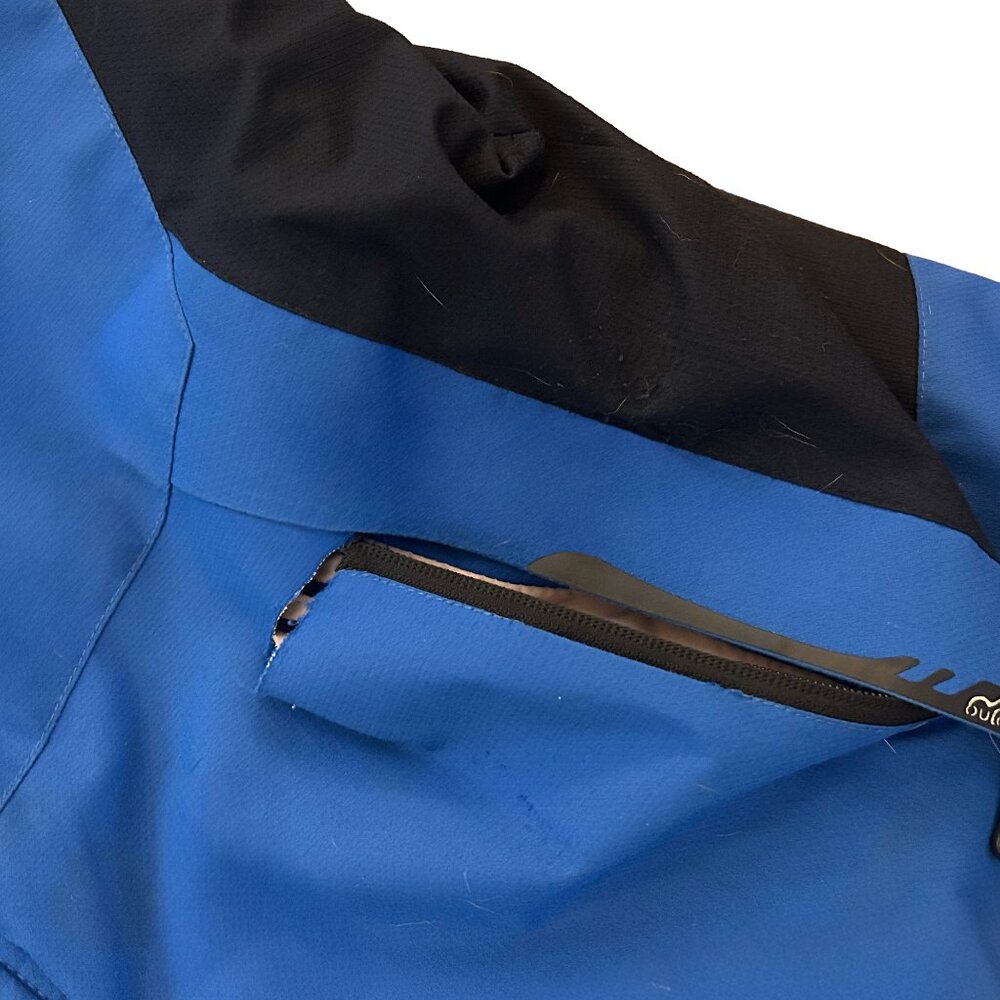 Boys’ Large Winter Jacket – Black & Blue - Picture 4 of 4